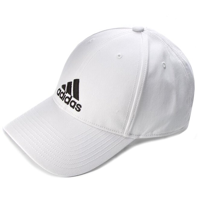Cappellino adidas 6P Cap Cotton S98150 White White Black escarpe