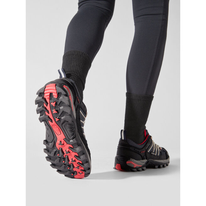 CMP Bakancs CMP Rigel Low Wmn Trekking Shoe Wp 3Q54456 Antracite/Off White 76UC