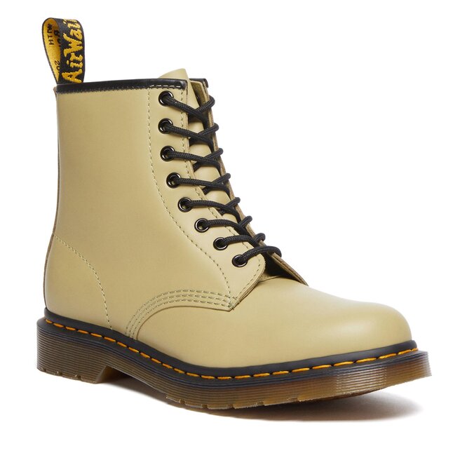 Botas de combate Dr. Martens 1460 Smooth Pale Olive zapatos.es