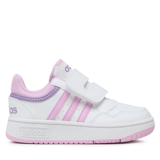adidas Pantofi adidas Hoops Shoes IF7734 Alb