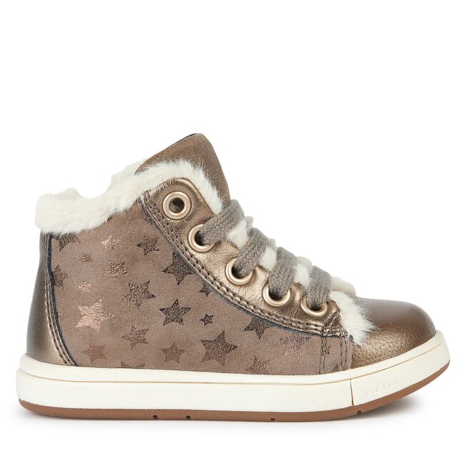 Sneakersy Geox B Trottola Girl B364AD 007NF - S Szary