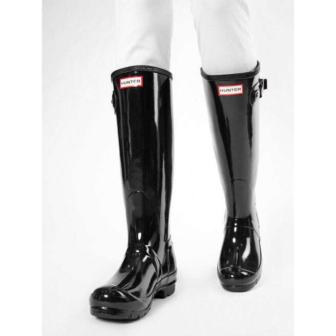 Hunter Гумени ботуши Hunter Original Gloss W23616 Black