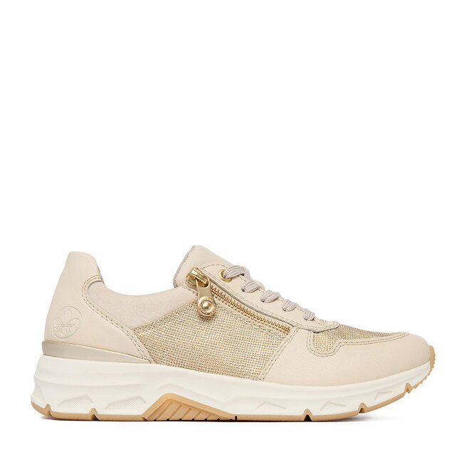 Sneakersy Rieker 48101-60 Beżowy - kobiece