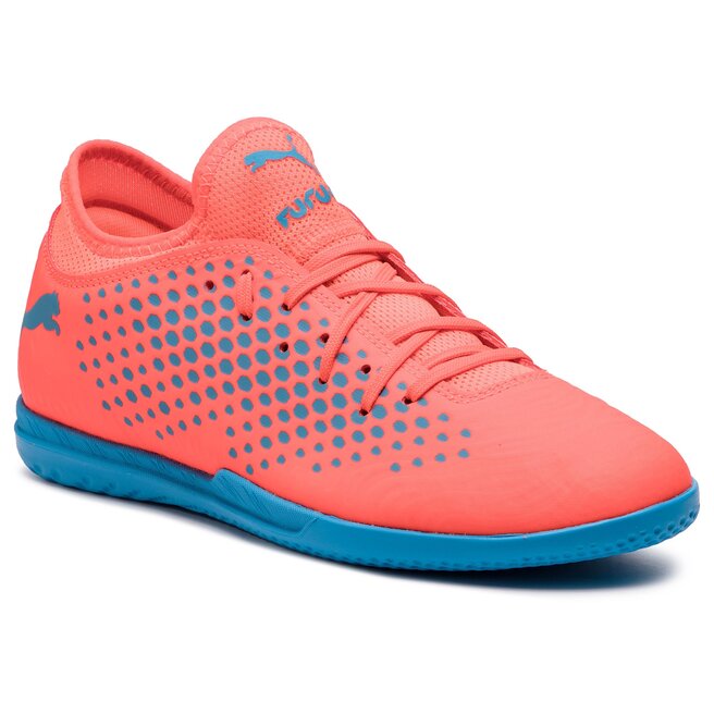 Chaussures Puma Future 19.4 It Jr 105559 01 Red Blast Bleu Azur