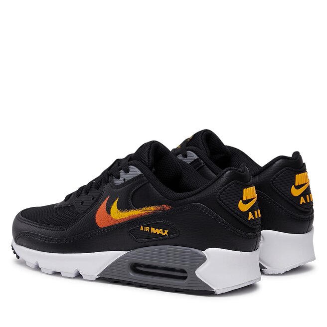 Nike Boty Nike Air Max 90 FJ4229-001 Black/University Gold/Biel/Safety Orange