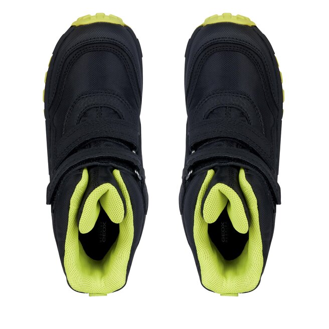Geox Hótaposó Geox J Himalaya Boy B Abx J36FRC 0FUCE C0802 D Black/Lime