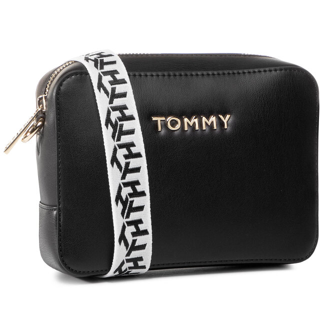 iconic tommy camera bag black