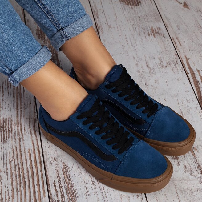 denim low top vans