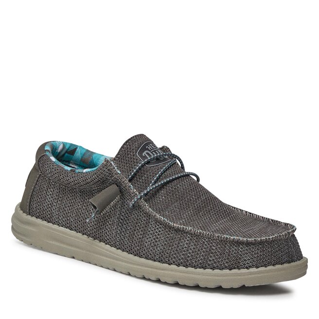 Chaussures basses Hey Dude Wally Sox 40019 025 Charcoal