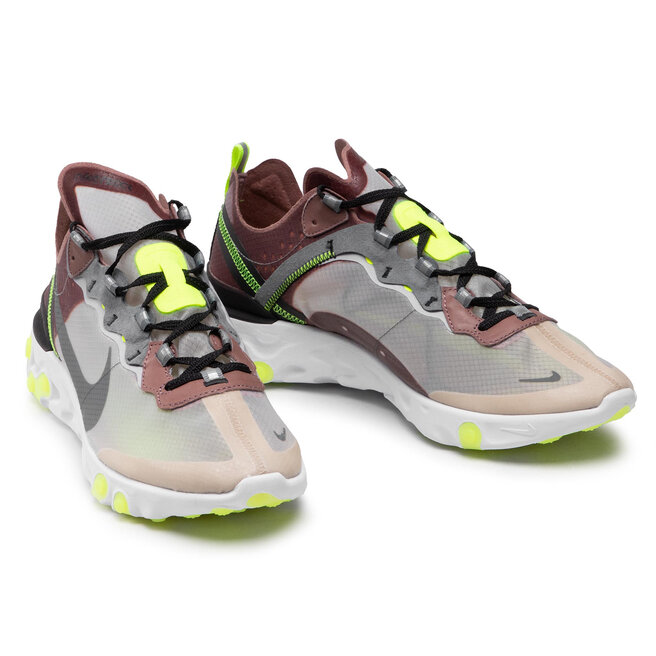 Zapatos Nike React Element 87 AQ1090 002 Desert Grey • Www.zapatos.es
