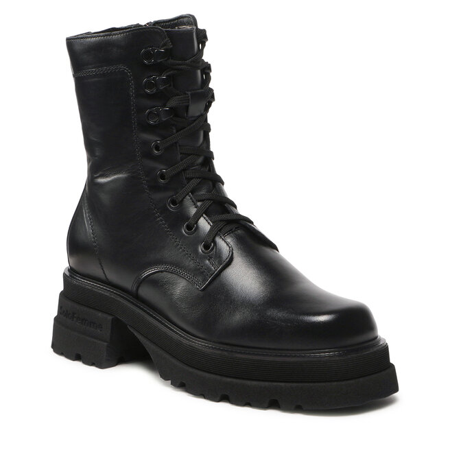 Botine Solo Femme 15803-03-N33/000-52-00 Czarny 15803-03-N33/000-52-00 Botine