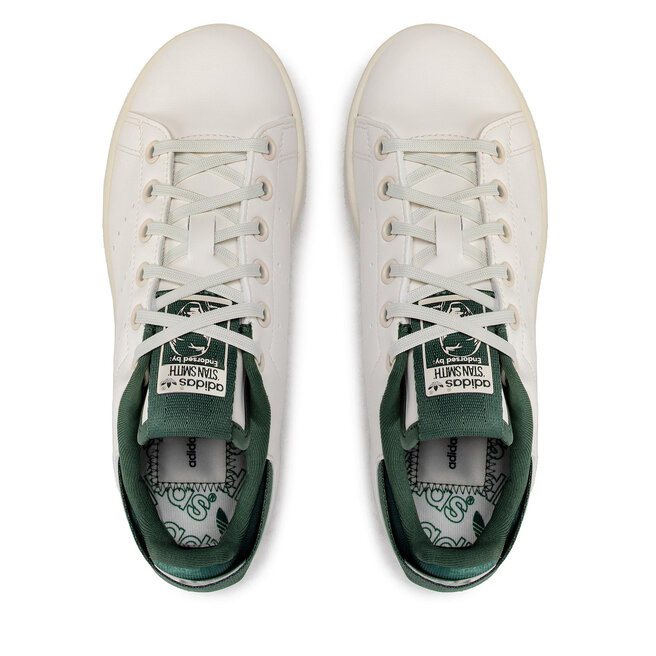 Buty adidas Stan Smith J GX7291 Chalk White Chalk White Green