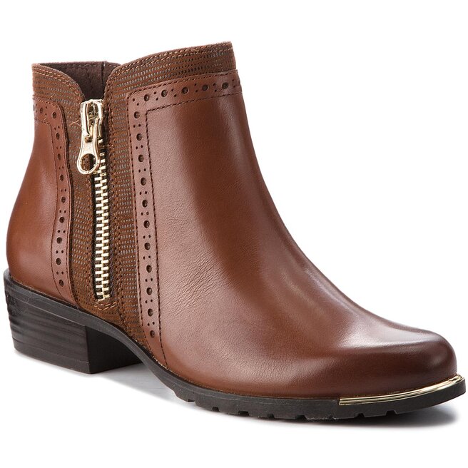Bottine discount caprice marron
