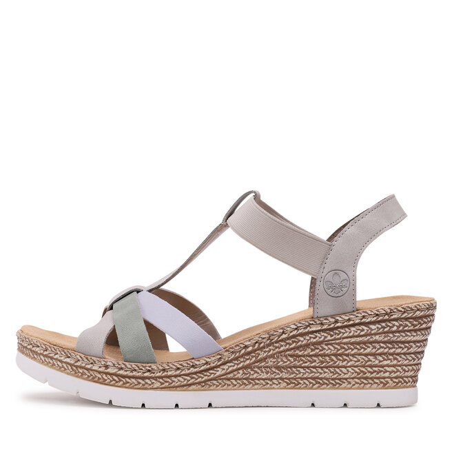 Rieker Sandalen Rieker 61995-40 Grau Kombi
