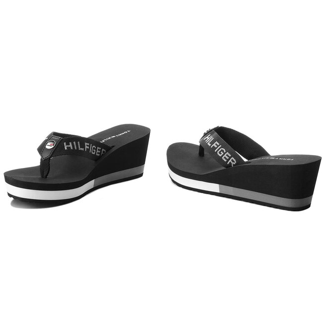 Chanclas Hilfiger Corporate Beach Sandal FW0FW02958 Black 990 • Www.zapatos.es
