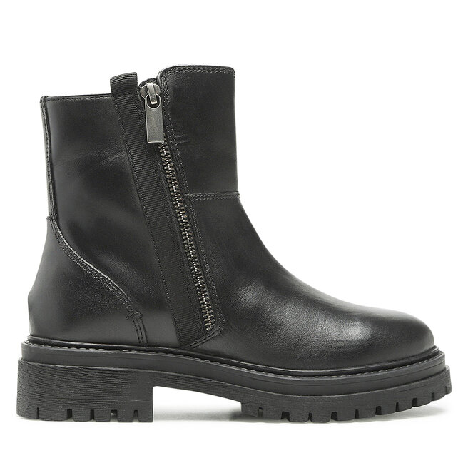 Geox Polokozačky Geox D Iridea O D26HRO 00043 C9999 Black