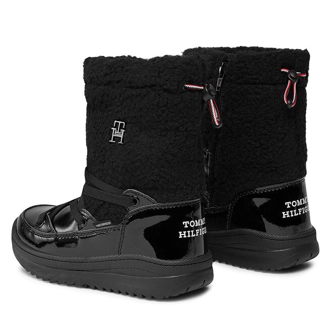 Tommy Hilfiger Cizme de zăpadă Tommy Hilfiger T3A6-33067-1630999 M Black 999