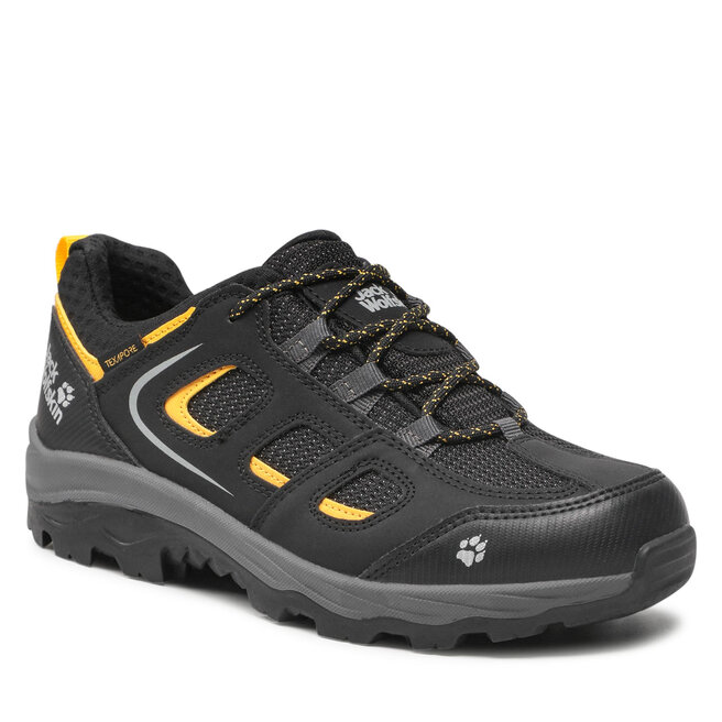 Jack Wolfskin Trekingová obuv Jack Wolfskin Vojo Texapore Low K 4042191 Black/Burly Yellow