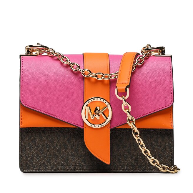 MICHAEL Michael Kors Kabelka MICHAEL Michael Kors Greenwich 32S1GGRC0B Apricot Mlti