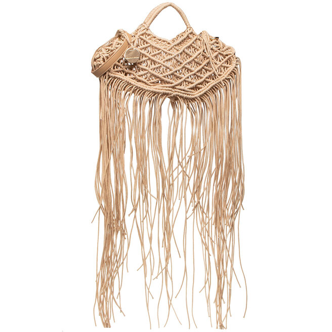 Silvian Heach Geantă Silvian Heach Shopper Bag Small Sh Scisci RCP20147BO Papyrus W3861
