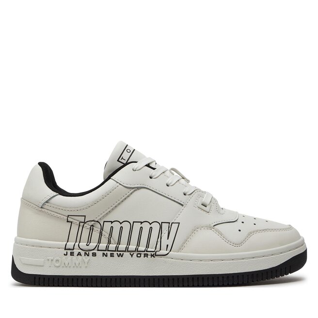 Sneakersy Tommy Jeans Tjm Basket Logo - Biały