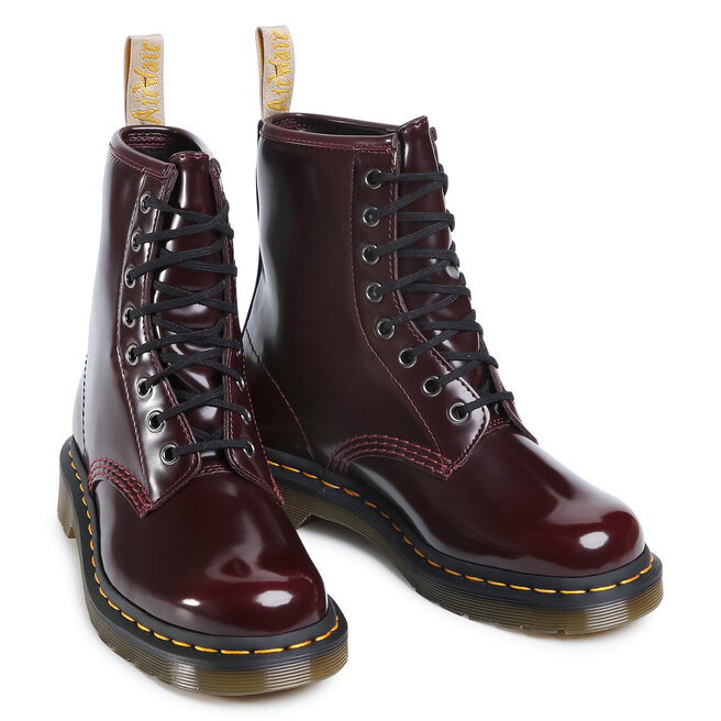 Glany Dr. Martens Vegan 1460 23756600 Cherry Red eobuwie .pl