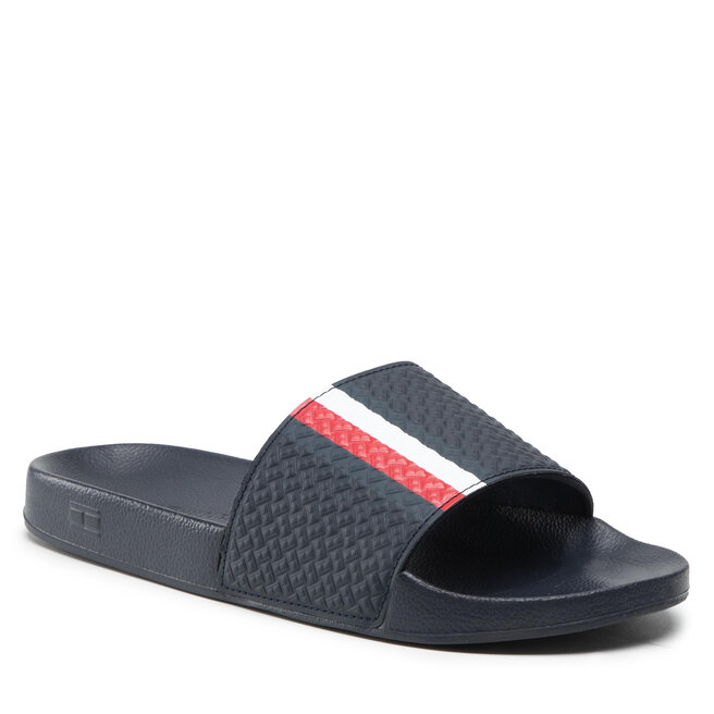 Tommy Hilfiger Mules / sandales de bain Tommy Hilfiger Corpoate Monogram Pool Slide FM0FM03975 Desert Sky DW5