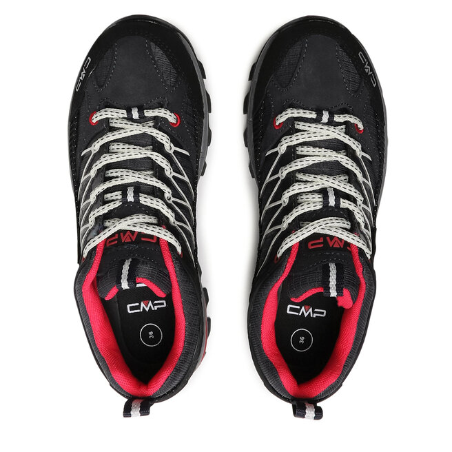 CMP Bakancs CMP Rigel Low Wmn Trekking Shoe Wp 3Q54456 Antracite/Off White 76UC