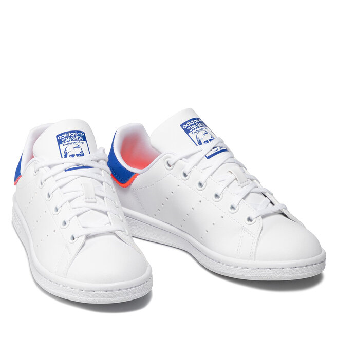 adidas Topánky adidas Stan Smith J GZ9924 Ftwwht/Boblue/Ftwwht