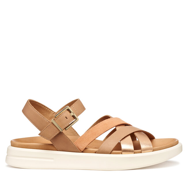 Sandały Geox D Xand 2S D35PAB 043CF C8391 Brązowy - kobiece