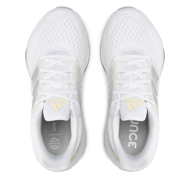 adidas Pantofi adidas Eq21 Run GZ0591 Cloud White/ Matte Silver/Sandy Beige Met