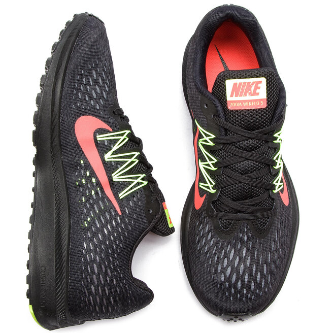 toma una foto guión Regularidad Zapatos Nike Zoom Winflo 5 AA7406 004 Black/Bright Crimson/Volt •  Www.zapatos.es