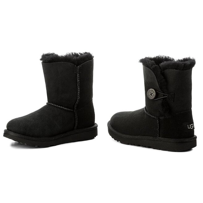 Ugg Pantofi Ugg K Bailey Button II 1017400K K/Blk