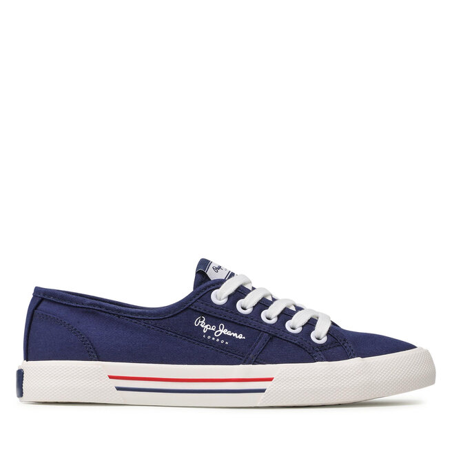 Tenisówki Pepe Jeans Brady W Basic - Granatowy