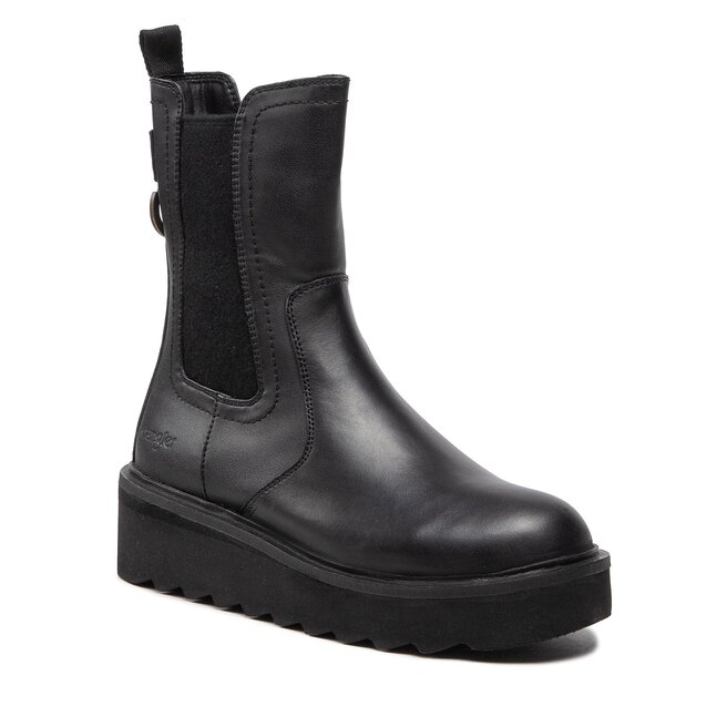 Botine Wrangler Jane Chelsea Leather WL22536A Black 062 062 imagine noua gjx.ro
