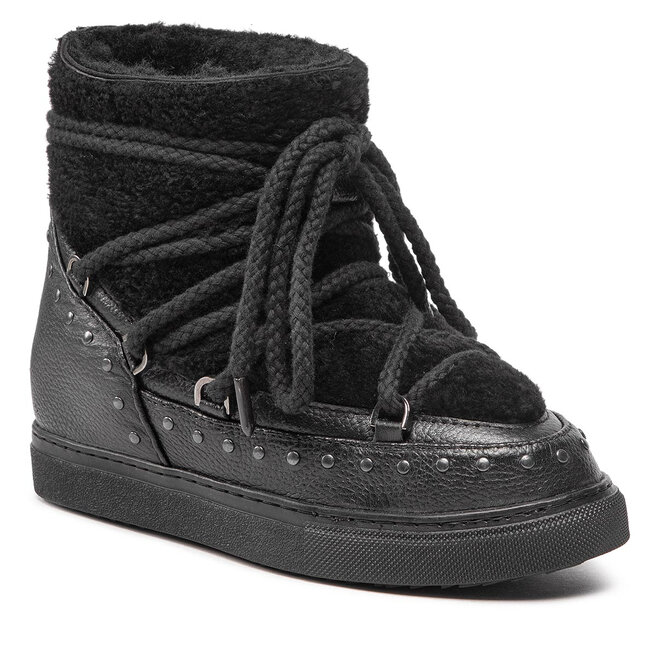 Pantofi Inuikii Curly Rock Wedge 70103-076 Black