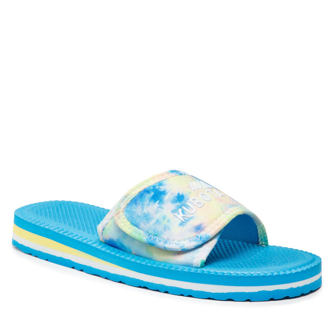 Kubota Ciabatte Kubota Rzep Tie Dye KKRZP Niebieskie