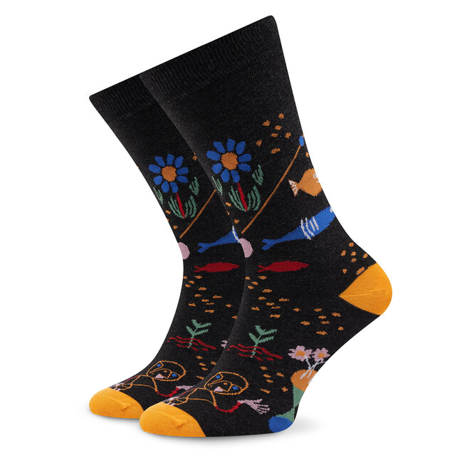 Șosete Înalte Unisex Curator Socks Fish Colorat Colorat imagine noua