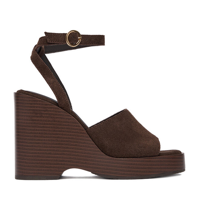 Sandały GINO ROSSI C-LZRL1396-2 Brązowy - kobiece