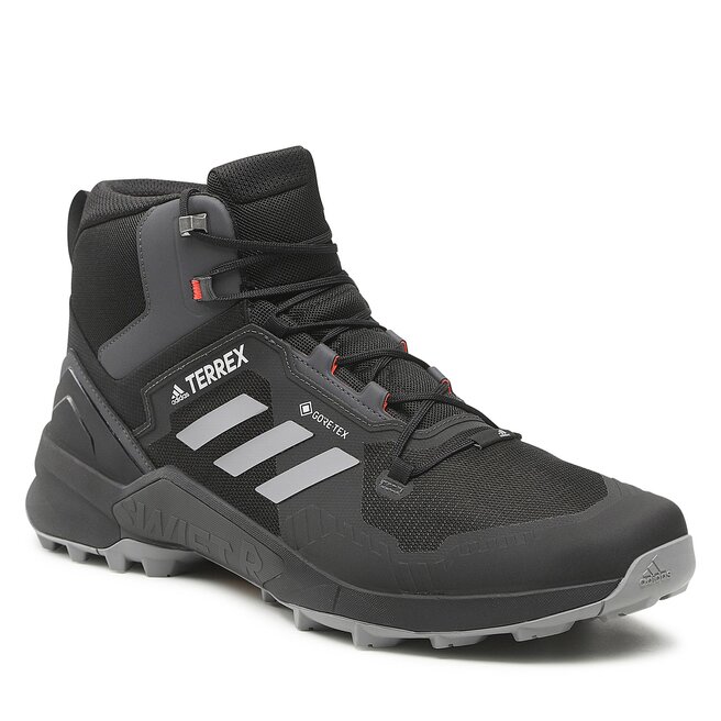 Pantofi adidas Terrex Swift R3 Mid Gtx GORE-TEX FW2762 Core Black/Grey Three/Solar Red