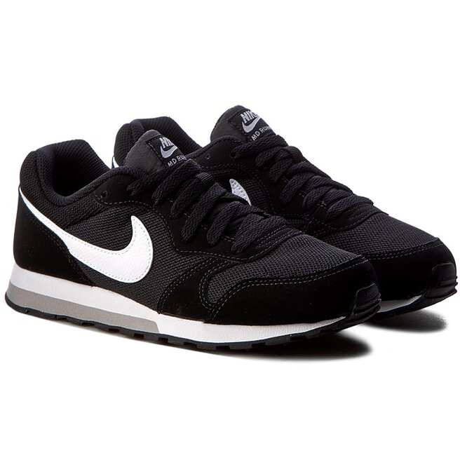Batai Nike Md Runner 2 (GS) 807316 001 Black/White/Wolf Grey •  Www.eavalyne.lt
