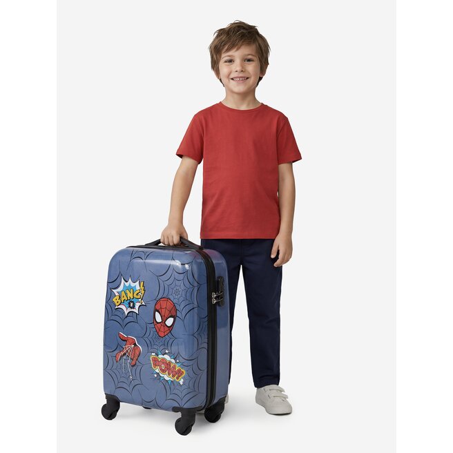 Walizka dziecięca Spiderman Ultimate CEO-ACCCS-SS26-308SPRMV Niebieski -