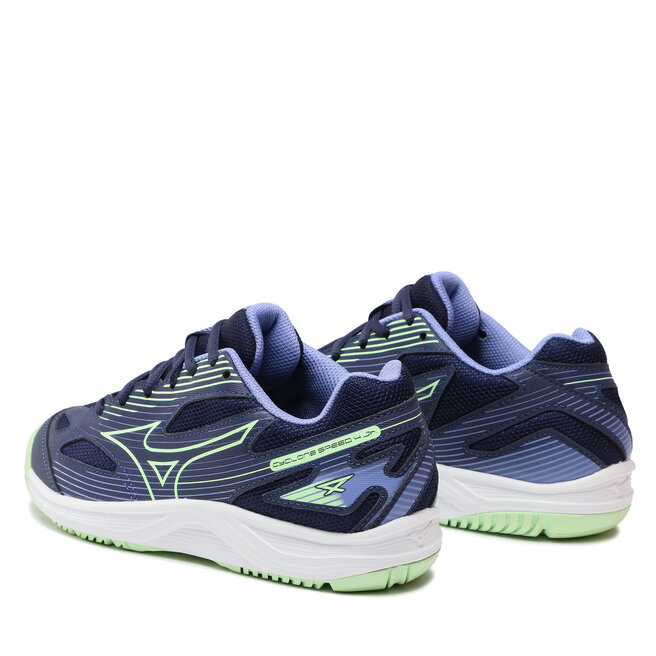 Mizuno Cyclone Speed 4 Jr V1GD2310 Eveblu Techngreen Iolite