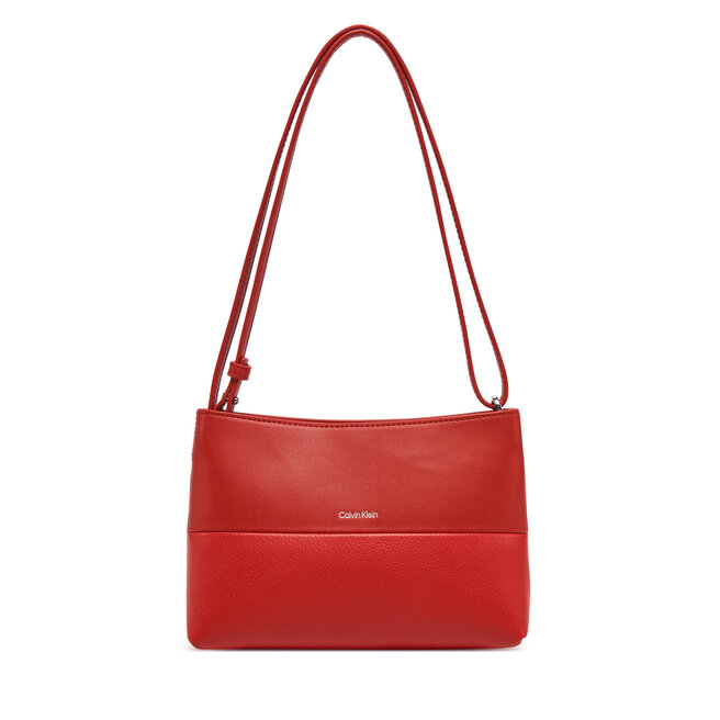 Torebka Calvin Klein Ck Mixmedia Convertible Sm Bag - Czerwony