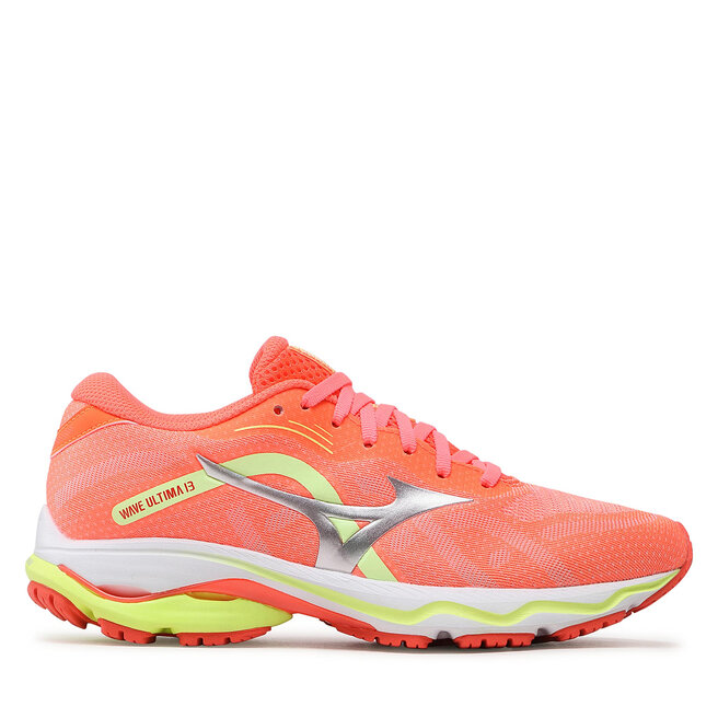 Mizuno Schuhe Mizuno Wave Ultra 13 J1GD2218 Neonflame/Silver/Neolime