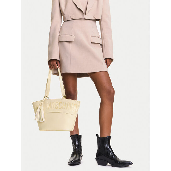 Torebka LOVE MOSCHINO JC4285PP0MKJ0104 Écru -