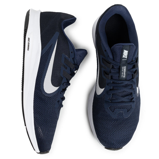 Batai Nike Downshifter 9 AQ7481 401 Midnight Navy/Pure Platinum •  Www.eavalyne.lt