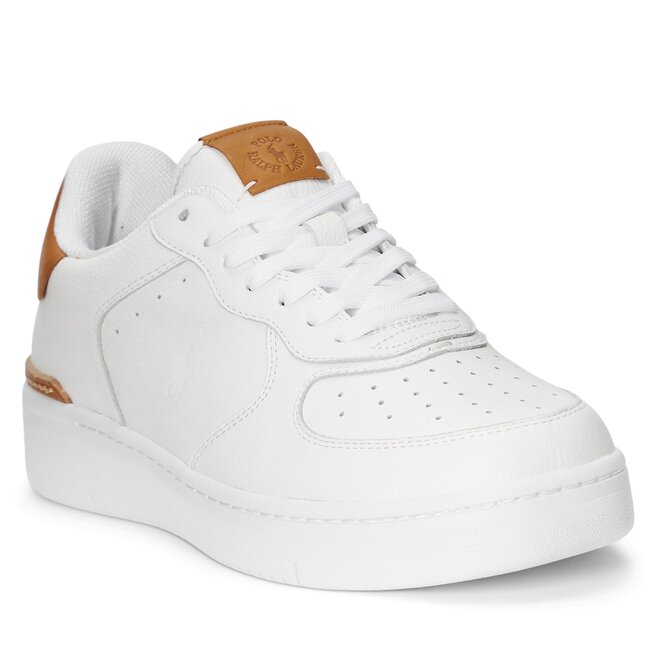 Sneakers Polo Ralph Lauren Masters Crt 809891797001 Deckwash White/Tan 809891797001 imagine noua