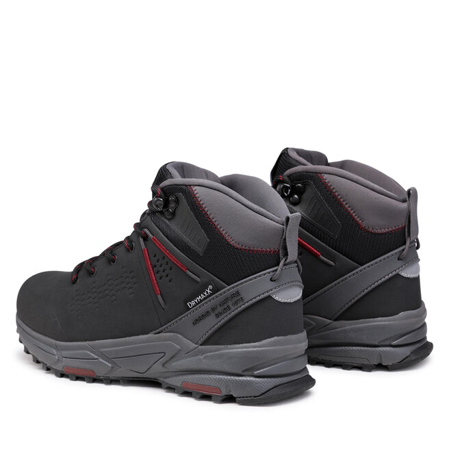 Halti Trekingová obuv Halti Hakon Mid Dx W Trekking Shoe 054-2727 Black/Bordeaux P9969
