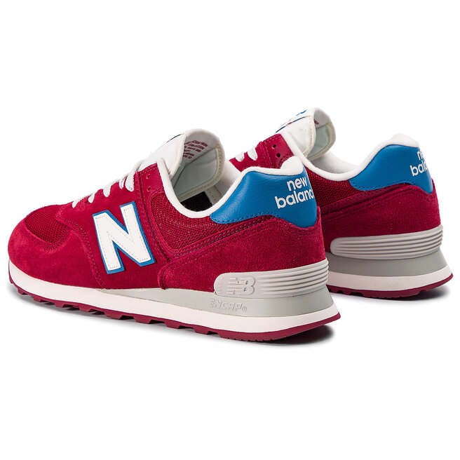Zapatillas New Balance ML574OBC Guinda burdeos zapatos.es